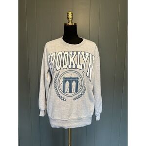 Freeze Brooklyn Womens Soft‎ Pullover Regular Crewneck Sweater L Large